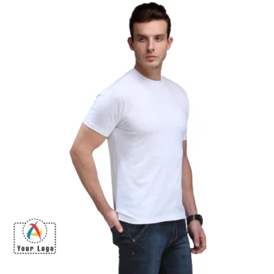 The Bio Collection Smart Round Neck T-Shirt White Color | CorporateGyft