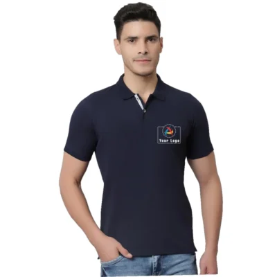 Cantabil PC T-Shirt Navy Blue Color | CorporateGyft