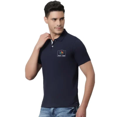 Cantabil PC T-Shirt Navy Blue Color | CorporateGyft