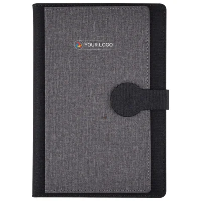 Urban Gear Elements Jute Traveller Notebook Black Color | CorporateGyft