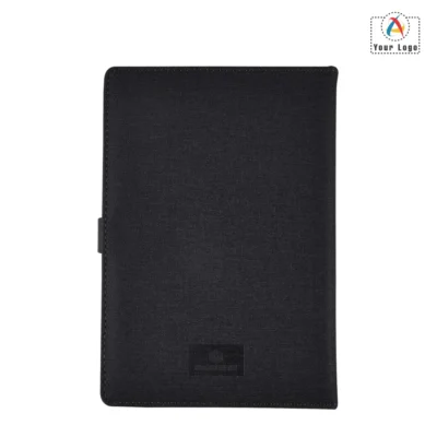 Urban Gear Elements Jute Traveller Notebook Black Color | CorporateGyft