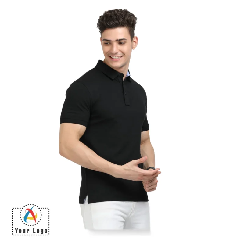 Greg Norman Polo T-Shirt Black Color | Corporate Gyft