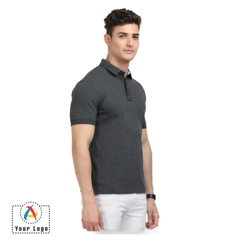 Greg Norman Polo T-Shirt Grey Color | Corporate Gyft