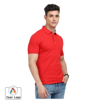 Greg Norman Polo T-Shirt Red Color | Corporate Gyft