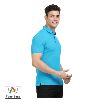 Greg Norman Polo T-Shirt Sky Blue Color | Corporate Gyft