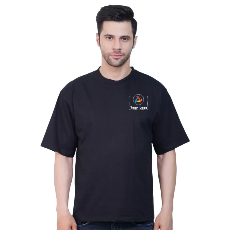 Inkludink Oversized T-Shirt Black Color | CorporateGyft