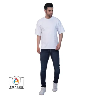 Inkludink Oversized T-Shirt White Color | CorporateGyft