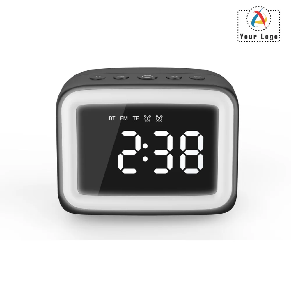 Krono Wireless Speaker with Alarm Clock | Corporate Gyft