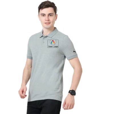 Puma Ess Archive Polo Grey Color | CorporateGyft