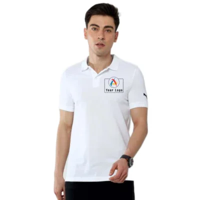 Puma Ess Archive Polo White Color | CorporateGyft