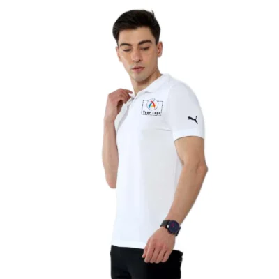 Puma Ess Archive Polo White Color | CorporateGyft