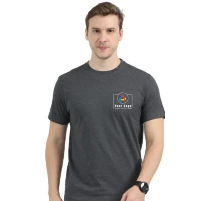 Reebok Round Neck T-Shirt Charcoal Grey Color | Corporate Gyft