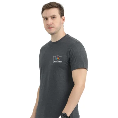 Reebok Round Neck T-Shirt Charcoal Grey Color | Corporate Gyft