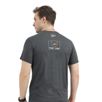 Reebok Round Neck T-Shirt Charcoal Grey Color | Corporate Gyft