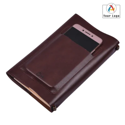 Urban Gear Regal Refillable Travel Journal Brown Color | CorporateGyft