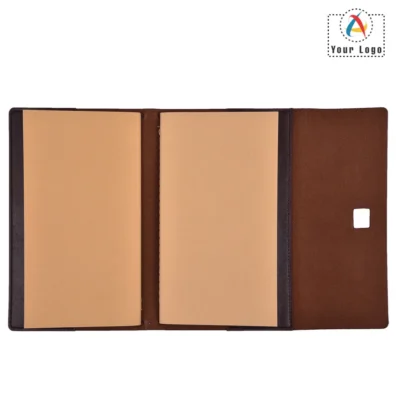 Urban Gear Regal Refillable Travel Journal Brown Color | CorporateGyft