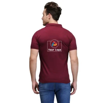 Six Degrees Polo T-Shirt Maroon Color | Corporate Gyft