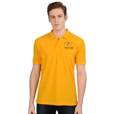 Six Degrees Polo T-Shirt Yellow Color | Corporate Gyft