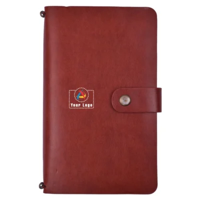 Urban Gear Traveller 2.0 Refillable Travel Journal Brown Color | CorporateGyft