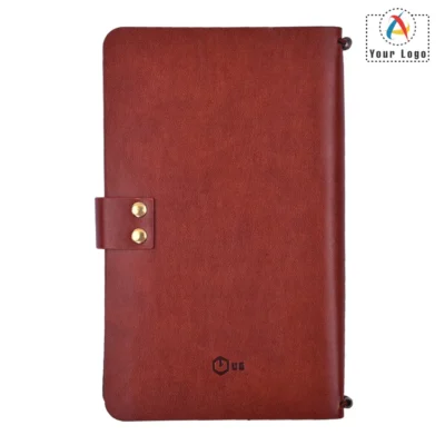 Urban Gear Traveller 2.0 Refillable Travel Journal Brown Color | CorporateGyft