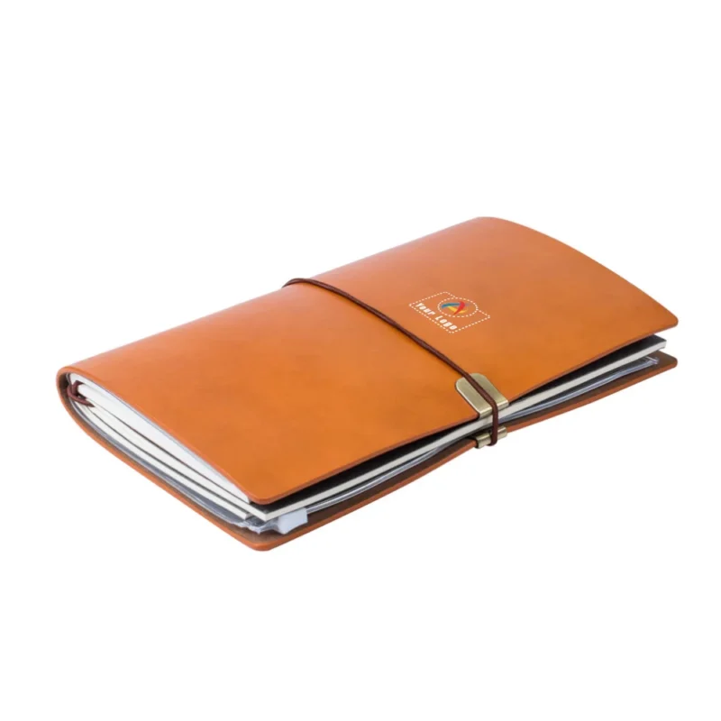 Urban Gear Traveller Refillable Travel Journal Brown Color | CorporateGyft