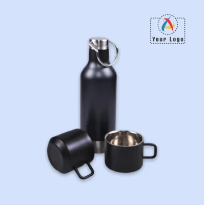 Urban Gear Camper Drinkware Gift Set Black Color | CorporateGyft