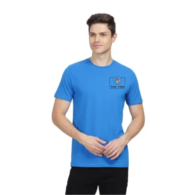 Wrogn Round Neck T-Shirt Blue Color | CorporateGyft