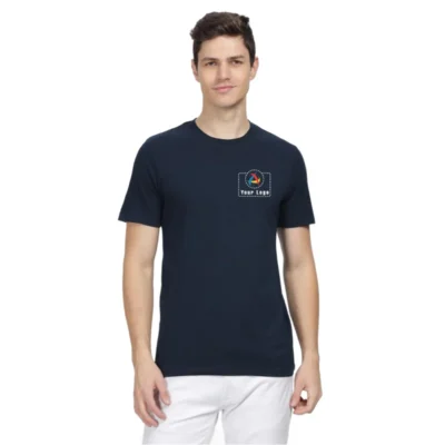 Wrogn Round Neck T-Shirt Navy Blue Color | CorporateGyft