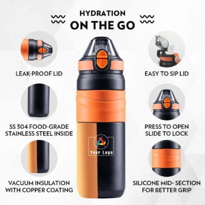 Buy Borosil Adventure Bottle in bulk for Corporate Gifting | Corporate Gyft