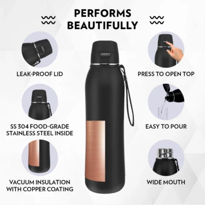 Buy Borosil Rivera Bottle in bulk for Corporate Gifting | Corporate Gyft