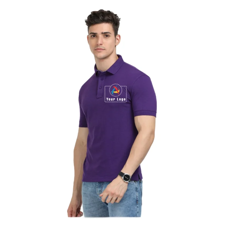 Greg Norman Polo T-Shirt Purple Color | Corporate Gyft