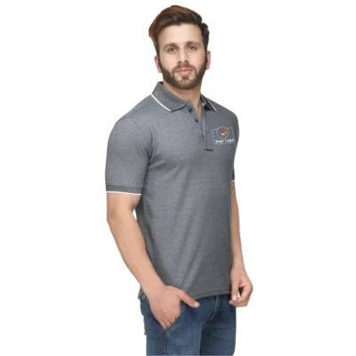 Spark Polo T-Shirt Black Color | CorporateGyft