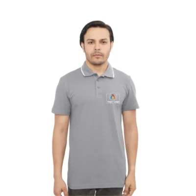 Buy Adidas Grey Cotton Tipping T-Shirt in bulk for Corporate Gifting | Corporate Gyft