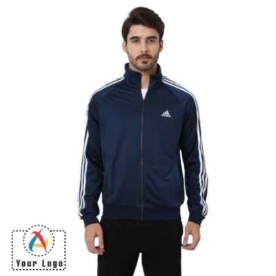 Buy Adidas Navy Blue Gym Jacket in bulk for Corporate Gifting | Corporate Gyft