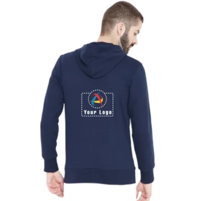 Buy Adidas Navy Blue Hoody Jacket in bulk for Corporate Gifting | Corporate Gyft