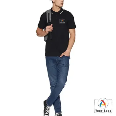 Buy Adidas Black Poly Cotton T-Shirt in bulk for Corporate Gifting | Corporate Gyft