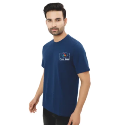 Buy Adidas Navy Blue Round Neck T-Shirt in bulk for Corporate Gifting | Corporate Gyft