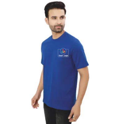 Buy Adidas Royal Blue Round Neck T-Shirt in bulk for Corporate Gifting | Corporate Gyft