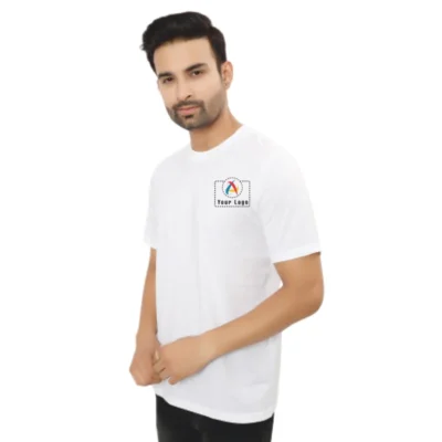 Buy Adidas White Round Neck T-Shirt in bulk for Corporate Gifting | Corporate Gyft