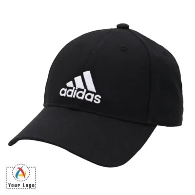 Buy Adidas Black Solid Sports Cap in bulk for Corporate Gifting | Corporate Gyft