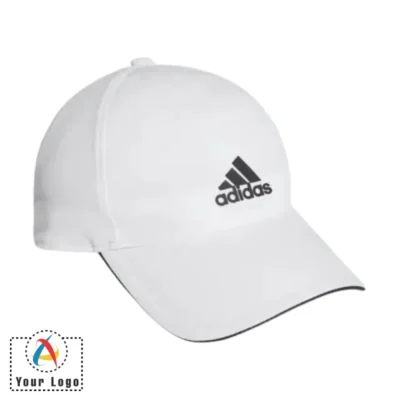 Buy Adidas White Solid Sports Cap in bulk for Corporate Gifting | Corporate Gyft