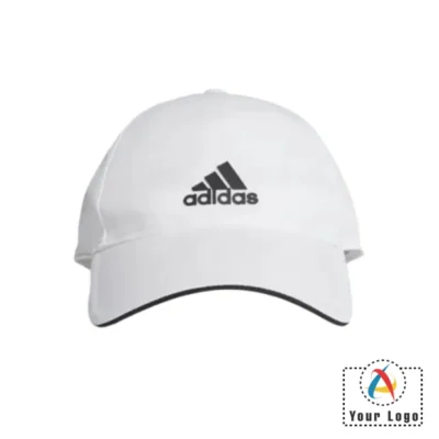 Buy Adidas White Solid Sports Cap in bulk for Corporate Gifting | Corporate Gyft