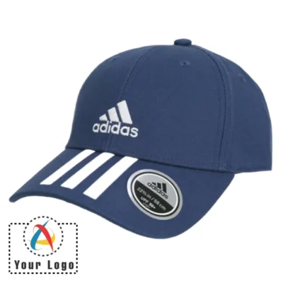 Buy Adidas Blue Striped Cap in bulk for Corporate Gifting | Corporate Gyft