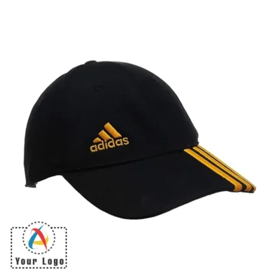 Buy Black Cotton Adidas Cap in bulk for Corporate Gifting | Corporate Gyft