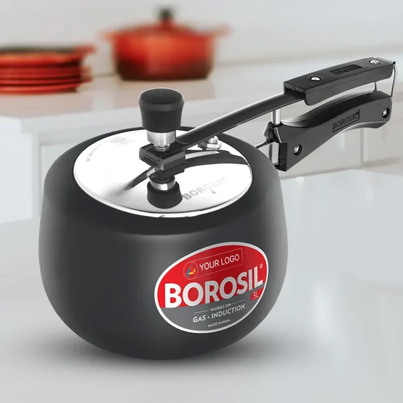 Buy Borosil Pronto Hard Anodised Pressure Cooker in bulk for Corporate Gifting | Corporate Gyft