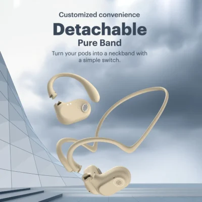 Buy Noise Cream Pure Pods Wireless Headphones in bulk for Corporate Gifting | Corporate Gyft