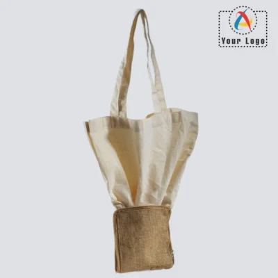 Buy Oblique Cedar Jute Bag in bulk for Corporate Gifting | Corporate Gyft