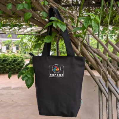 Buy Oblique Ebony Tote Bag in bulk for Corporate Gifting | Corporate Gyft