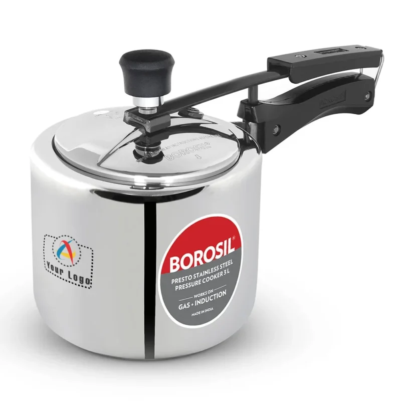 Buy Borosil Presto SS Pressure Cooker in bulk for Corporate Gifting | Corporate Gyft