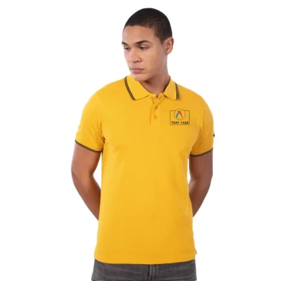 Buy Police Yellow Polo T-Shirt in bulk for Corporate Gifting | Corporate Gyft